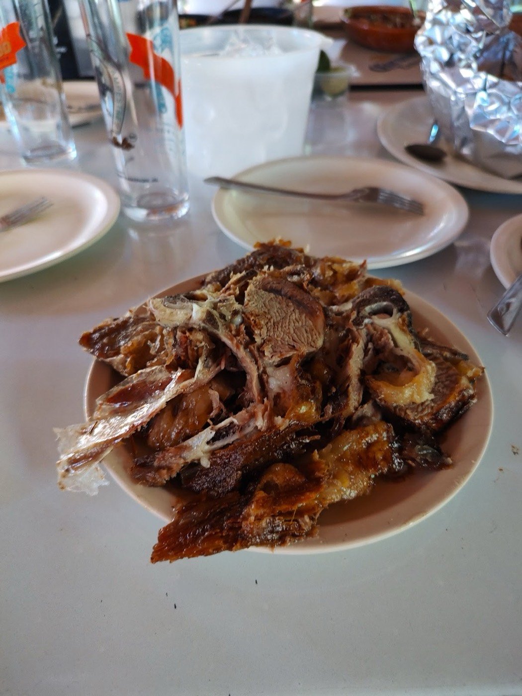 Plato de borrego asado